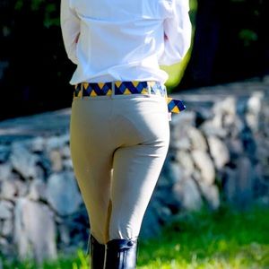 BOY-O-BOY HENRY YELLOW Double Square Loop Belt